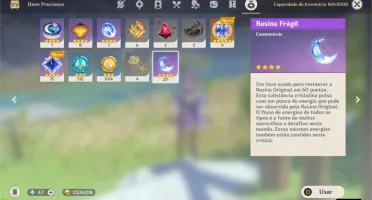 Conta Genshin Impact Venti+Keqing+Mona C1+ Lança de Jade