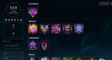 Conta League Of Legends - Todos os Campeões - 450+ Skins