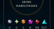 Conta com todos campeões com 693 skins