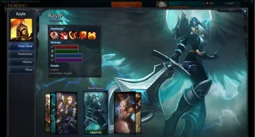 CONTA GOLD 5 / 74 CHAMPS /13 SKINS (1 RARA) /BORDA PLATINA