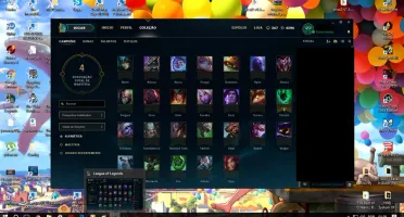 CONTA  UNRANKED [ 54 CHAMPS ] - [ 10 SKINS ] 5 PAGE RUNES