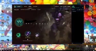CONTA  UNRANKED [ 54 CHAMPS ] - [ 10 SKINS ] 5 PAGE RUNES