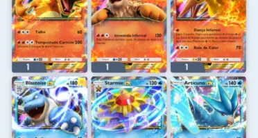 Conta Pokémon Tcgp Com Cartas Gold E Interativa