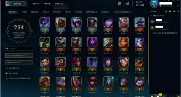 Conta lol gold V barata