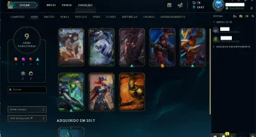 Conta lol gold V barata