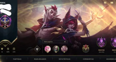Conta mestre Wild Rift (Main Sup) com 6731 essência azul con
