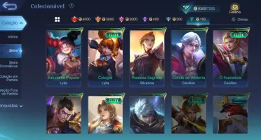 Conta De Mobile Legends Antiga E Ótima Para Iniciantes!