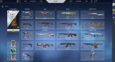Conta VALORANT com MAIS de 3k gastos em skins.PRECO NEGOCIÁV