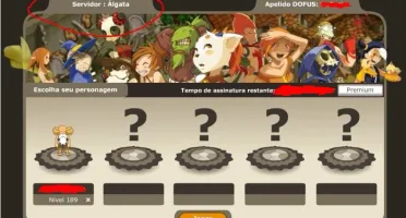 ENU LV 189 DOFUS RETRO SERVIDOR CRAIL RECÉM FUNDIDO