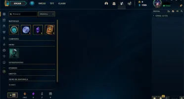 Conta LoL, Gold IV, Skin Lux Cosmo Negro