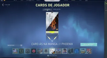 Conta com mais de R$ 1500 em skins, cards e sprays