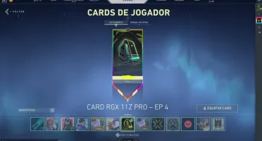 Conta com mais de R$ 1500 em skins, cards e sprays