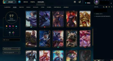 Conta TOP ( GOLD IV - III ) Muitas Skins, Emotes, Icones !