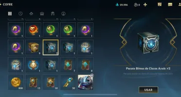 PLATINA IV WIN RATE ALTO + 30K CISCOS + 4 BAÚS DE CAMPEÃO