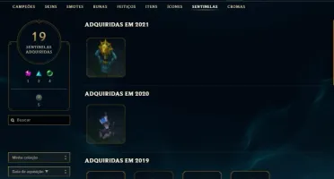 Conta LOL 2016 com todos os champs desbloquados 127 skins