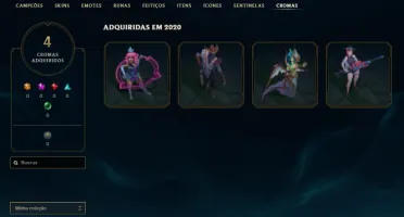 Conta LOL 2016 com todos os champs desbloquados 127 skins