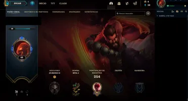 Conta LOL bem antiga, com várias skins raras e caras