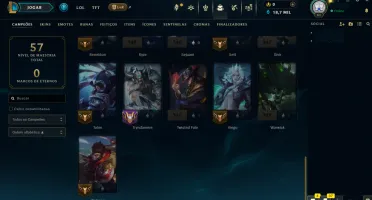 Conta Diamante 1 LoL Smurf