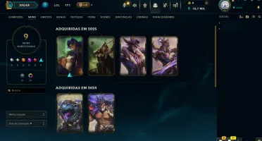 Conta Diamante 1 LoL Smurf