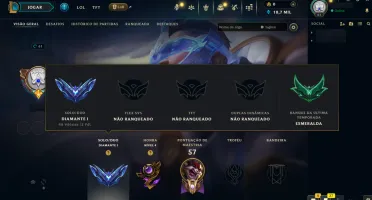 Conta Diamante 1 LoL Smurf