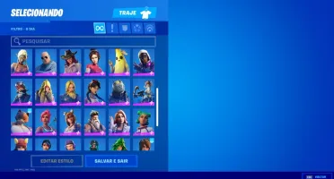 Conta Fortnite varias skins