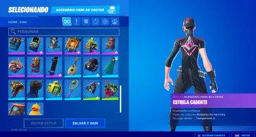 Conta Fortnite varias skins
