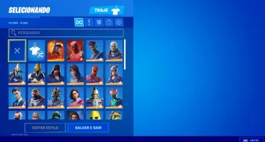 Conta Fortnite varias skins