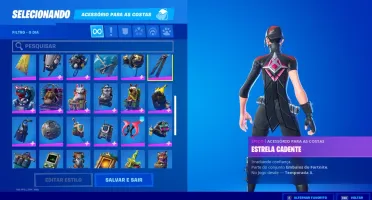 Conta Fortnite varias skins