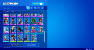 Conta Fortnite varias skins