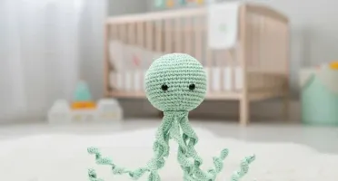 Polvo Newborn Verde Claro Amigurumi