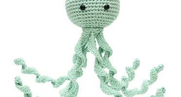 Polvo Newborn Verde Claro Amigurumi
