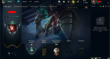 Conta Lol Smurf Platina 1 70% Winrate MMR D1