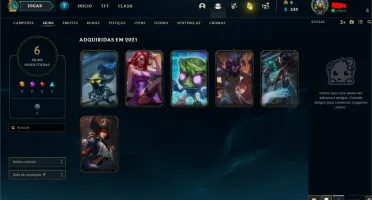 Conta Lol Smurf Platina 1 70% Winrate MMR D1