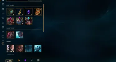 Conta Platina IV, 65 champs, 24 skins + Valorant com 2 passe