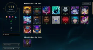 Conta Platina IV, 65 champs, 24 skins + Valorant com 2 passe
