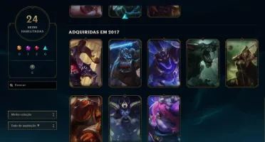 Conta Platina IV, 65 champs, 24 skins + Valorant com 2 passe