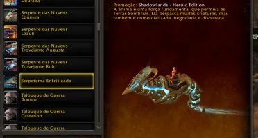 Vendo Conta World of Warcraft - Criada em 2011