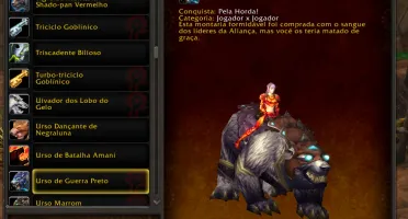Vendo Conta World of Warcraft - Criada em 2011