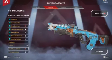 CONTA APEX LEGENDS COM HERANÇA CAUSTIC E 141 ITENS LENDÁRIOS