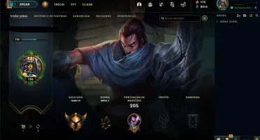 Conta Yasuo odisseia e escuridão kayle asas etereas