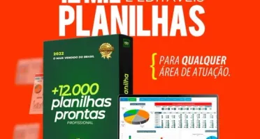 12 mil Planilhas Excel - 100% Editáveis (Pack)