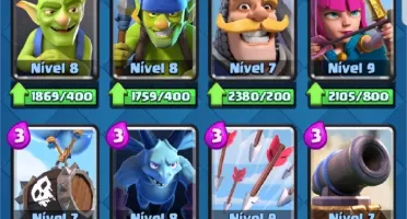 Clash royale desafiante 1 com todas as cartas
