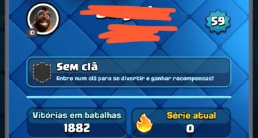 Conta Clash Royale - Emblema 10 Anos De Jogo - Torre Lvl 15