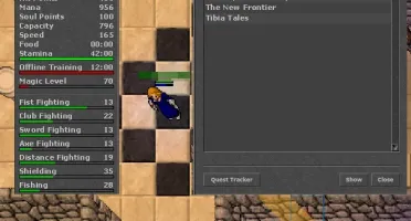 Vendo Tibia Account com Knight Lvl 328 e outros (Pacera)