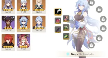 ✨CONTA GENSHIN AR55✨ ⭐8 LENDÁRIOS⭐+ 3 ARMAS 5 ⭐ e Keqing C1