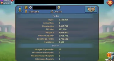 Conta 15,6M poder
