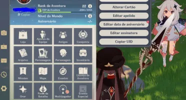 Hu tao+petição do dragao, xingqiu+espada do sacrificio Ar20
