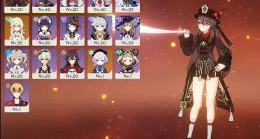Hu tao+petição do dragao, xingqiu+espada do sacrificio Ar20