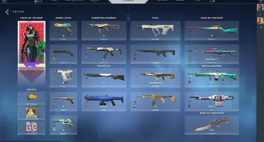 CONTA de valorant muitas FACAS e SKINS!