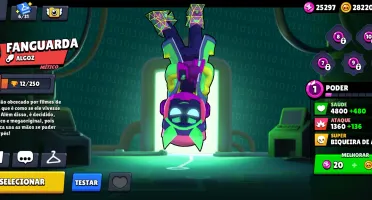Conta Brawl Stars Com Muitas Skins, 5 Personagens Lendarios